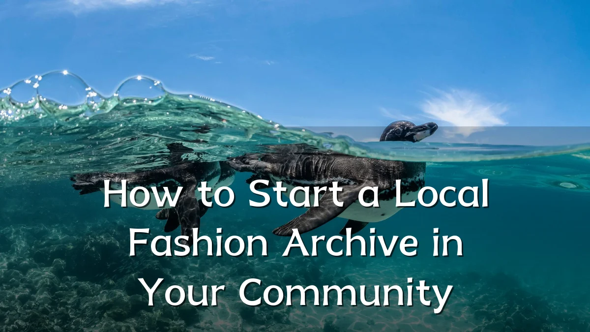 How to Start a Local Fashion Archive in Your Community