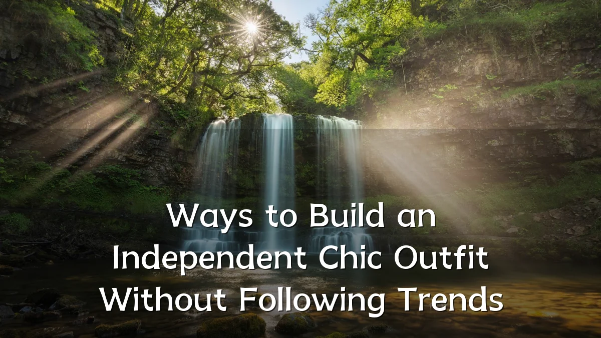 Ways to Build an Independent Chic Outfit Without Following Trends
