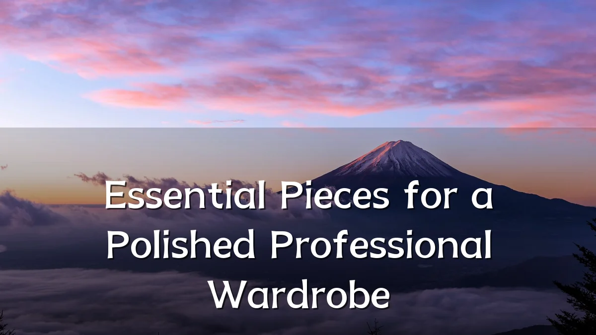 Essential Pieces for a Polished Professional Wardrobe