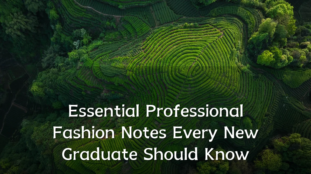 Essential Professional Fashion Notes Every New Graduate Should Know